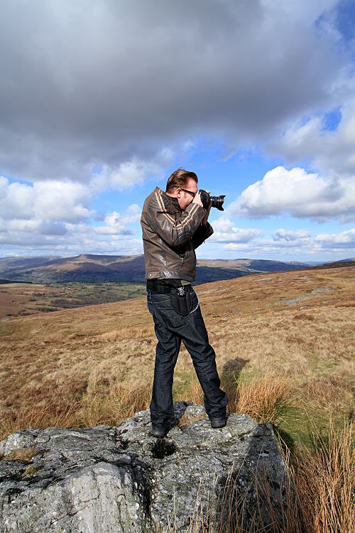 Dave Attempting a Panoramic Photo