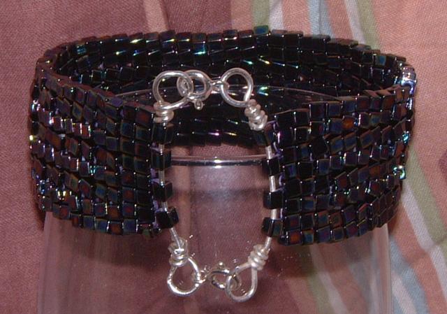 Peyote cube bracelet